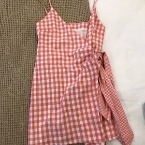 Gingham Tie dress
